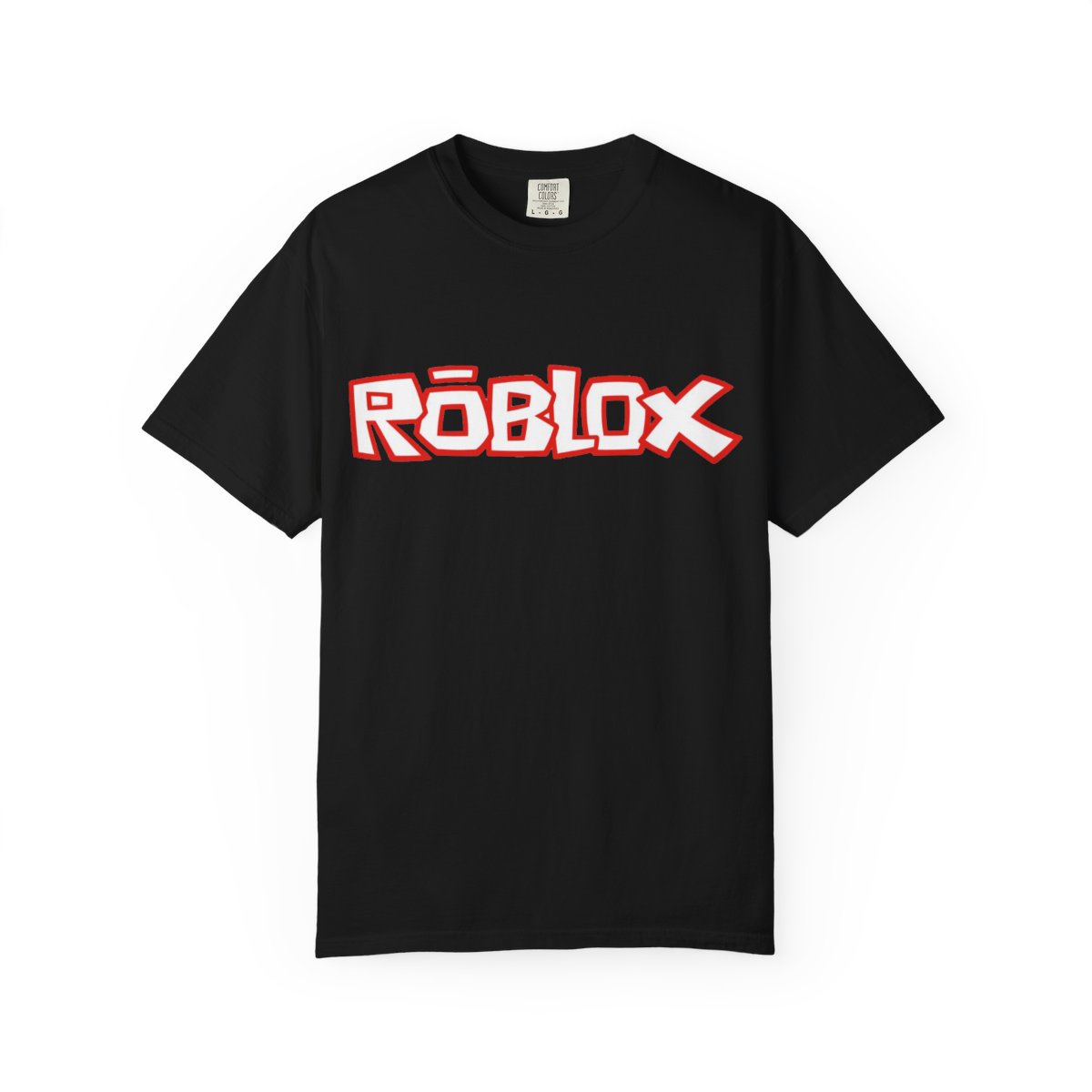 Roblox Logo T-Shirt | Gaming Tee, Retro Block Letter Design