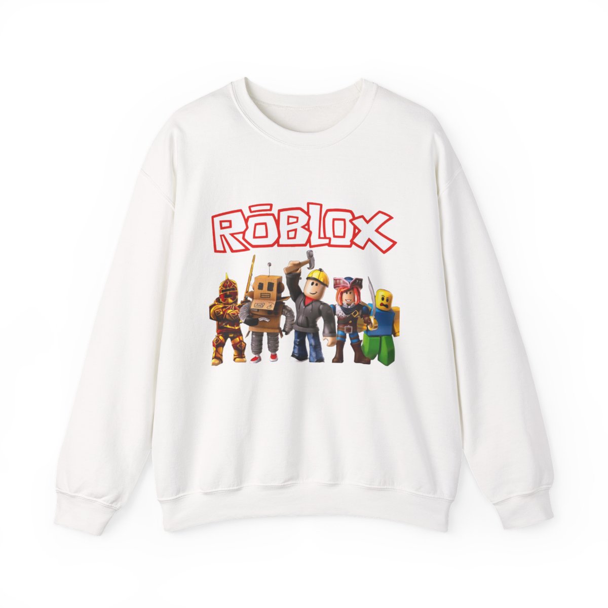 Roblox characters sweatshirt | Gaming logo crewneck
