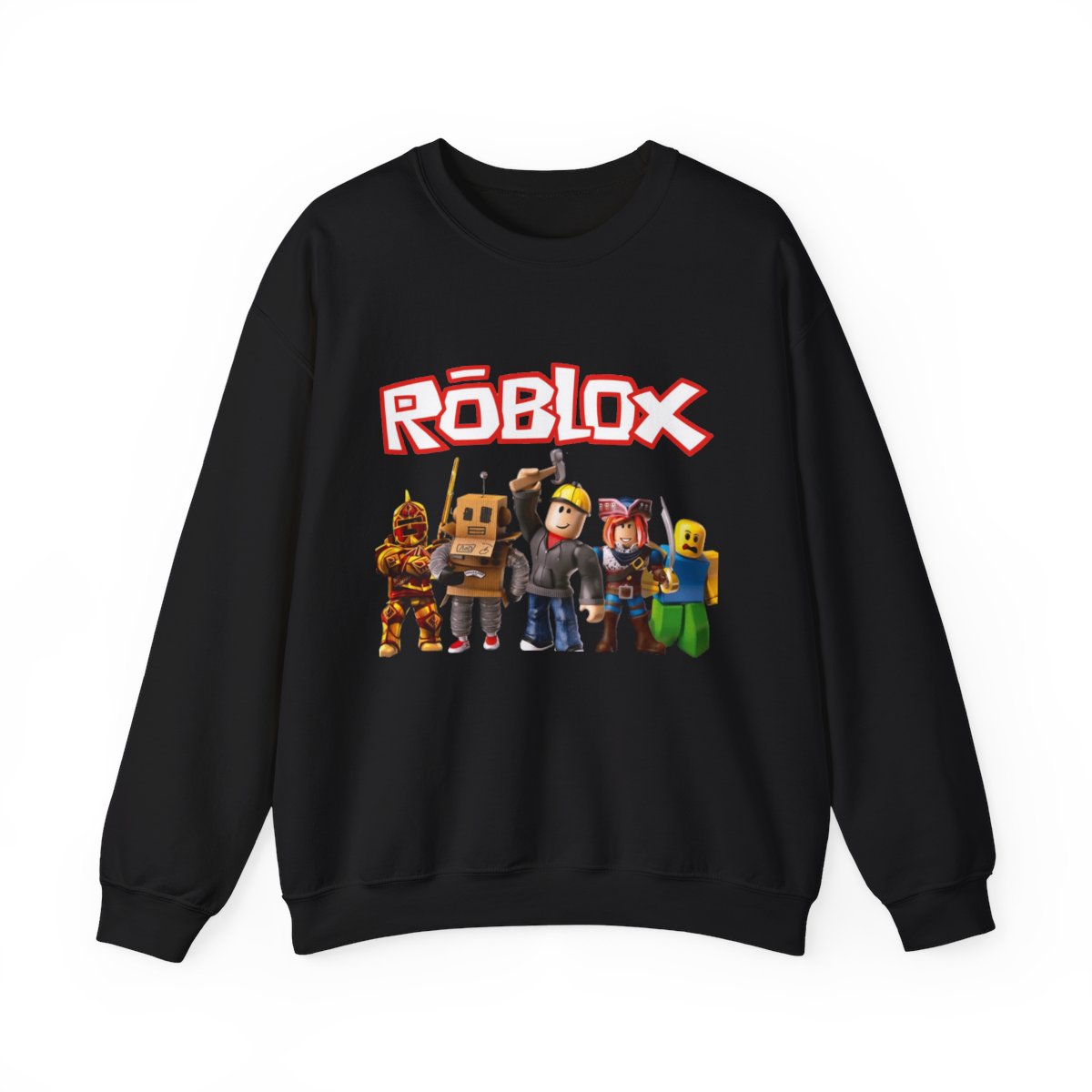 Roblox characters sweatshirt | Gaming logo crewneck