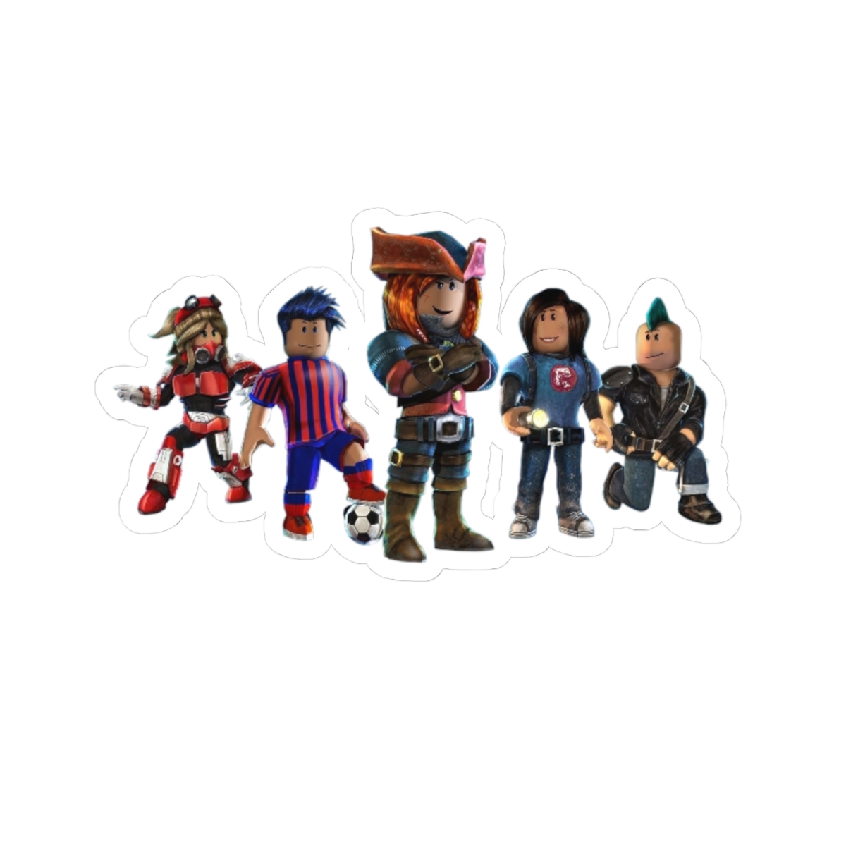 Roblox Characters Kiss-Cut Sticker | Gaming Crew Vinyl Sticker