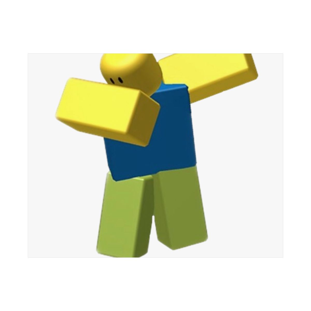 Dabbing Roblox Character Poster Matte Horizontal | Gamer Wall Art