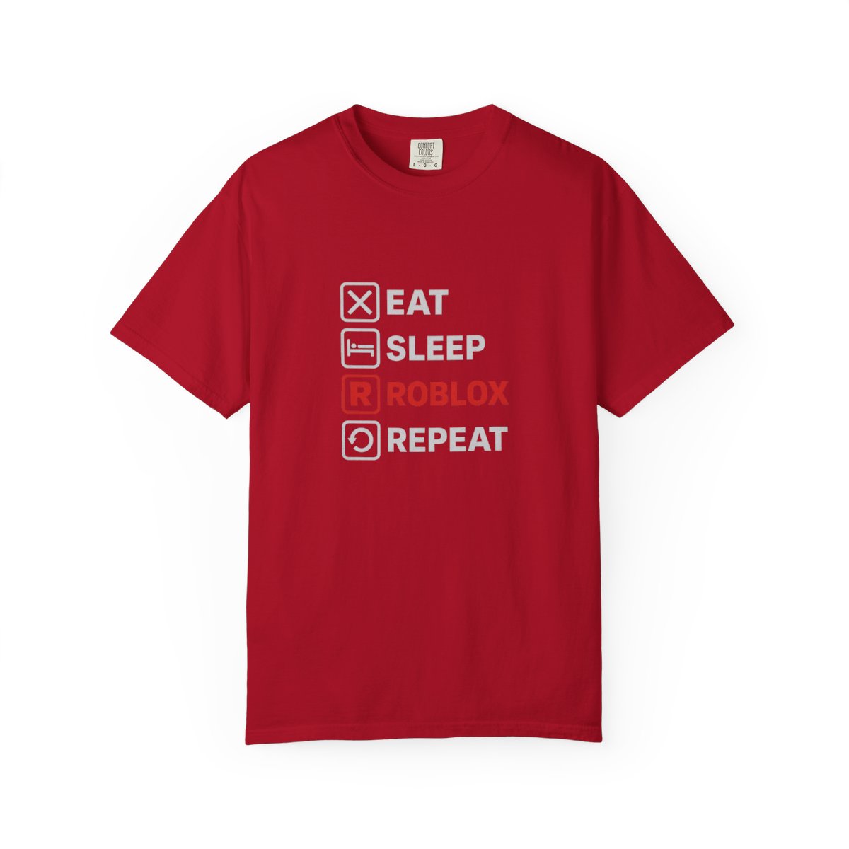 Eat Sleep Roblox Repeat Funny Gamer T-Shirt