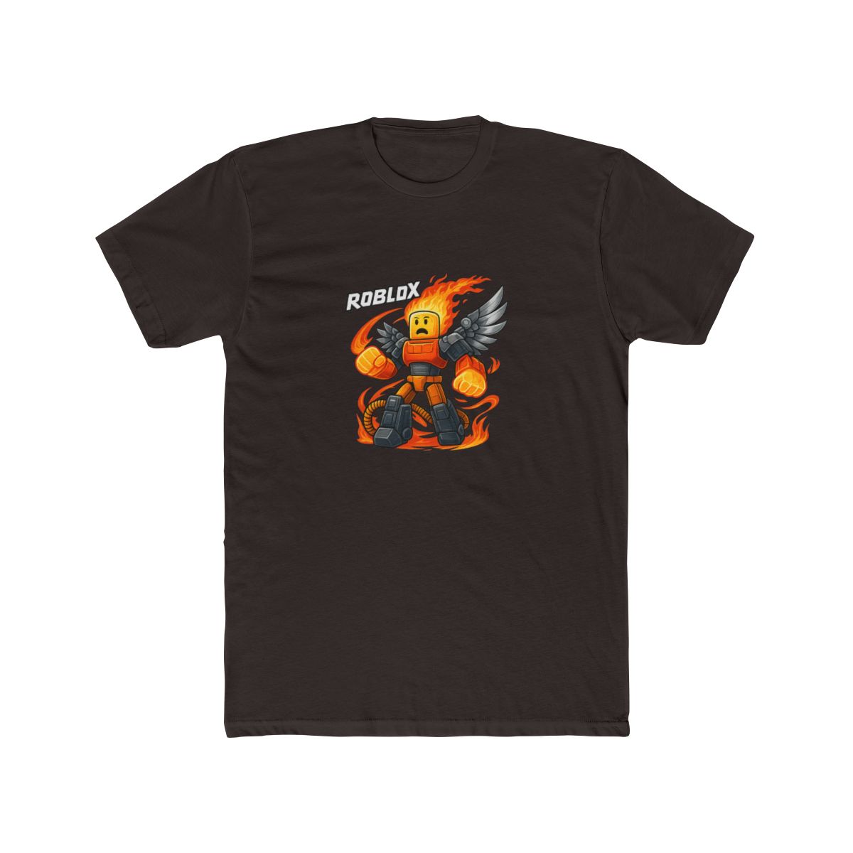 Vibrant Roblox Fire Graphic T Shirt