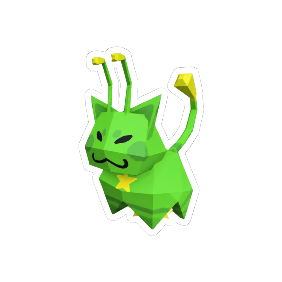 Gnarpy Skateboarding Regretevator Sticker | Funny Alien Vinyl Decal