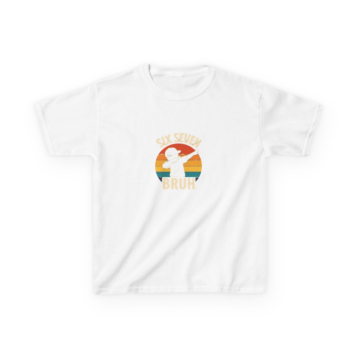67 Meme 6 7 Numbers Dabbing Six Seven Bruh Funny Boys Kids T-Shirt