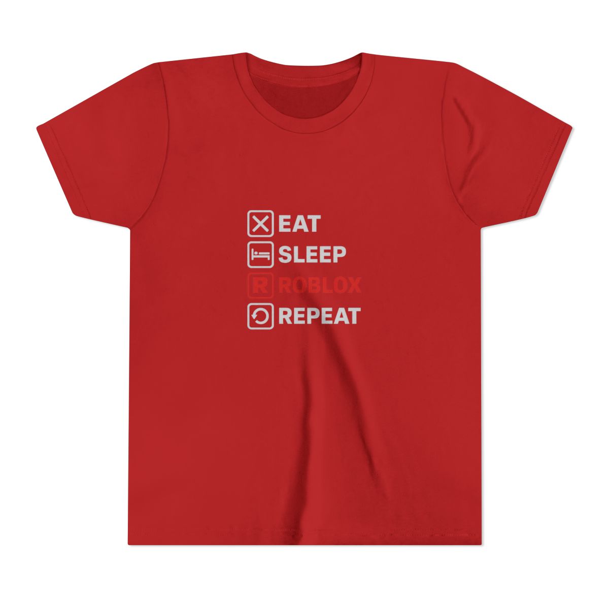 Eat Sleep Roblox Repeat Funny Gamer Kids T-Shirt