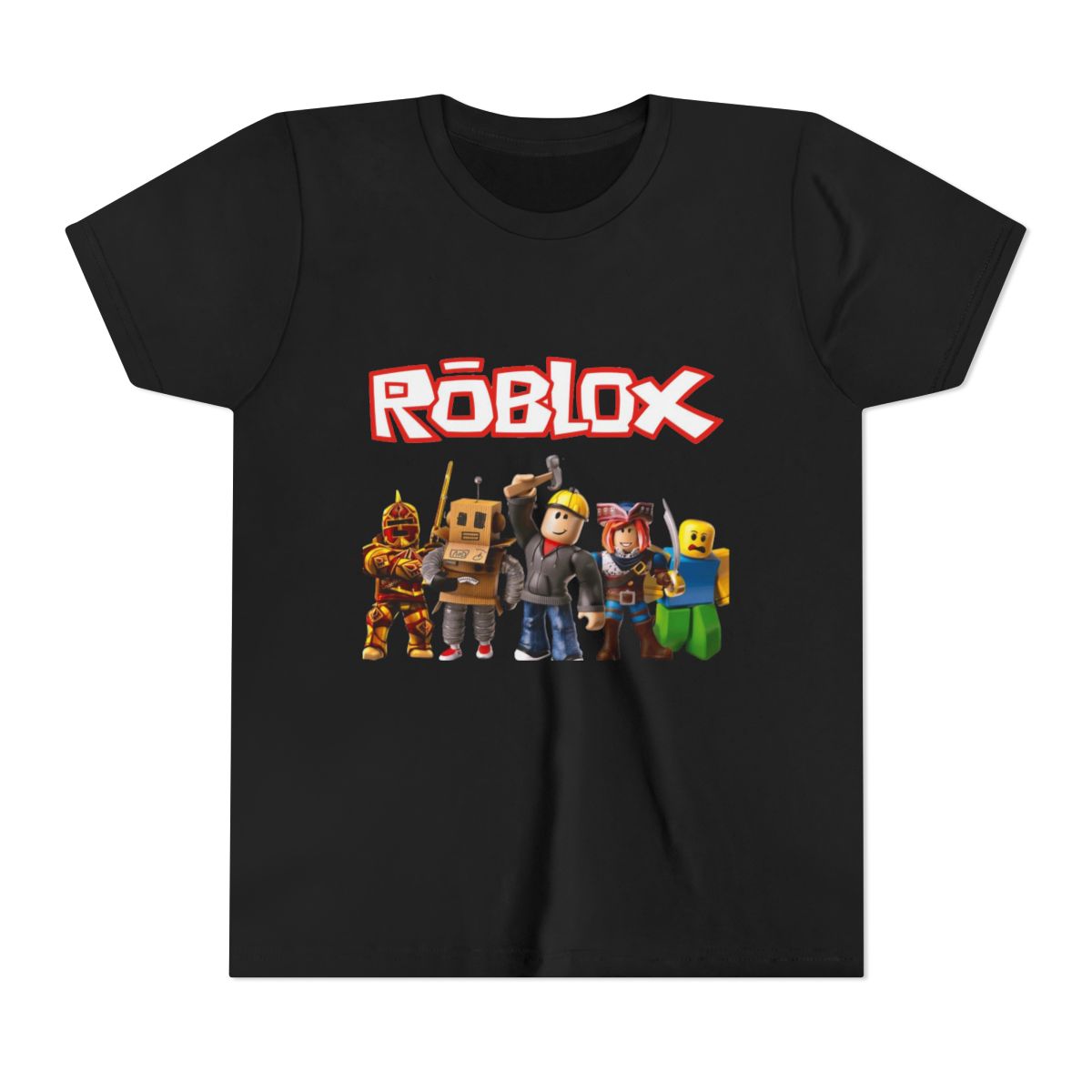 Roblox Characters T-Shirt | Gaming Logo Kids Tee