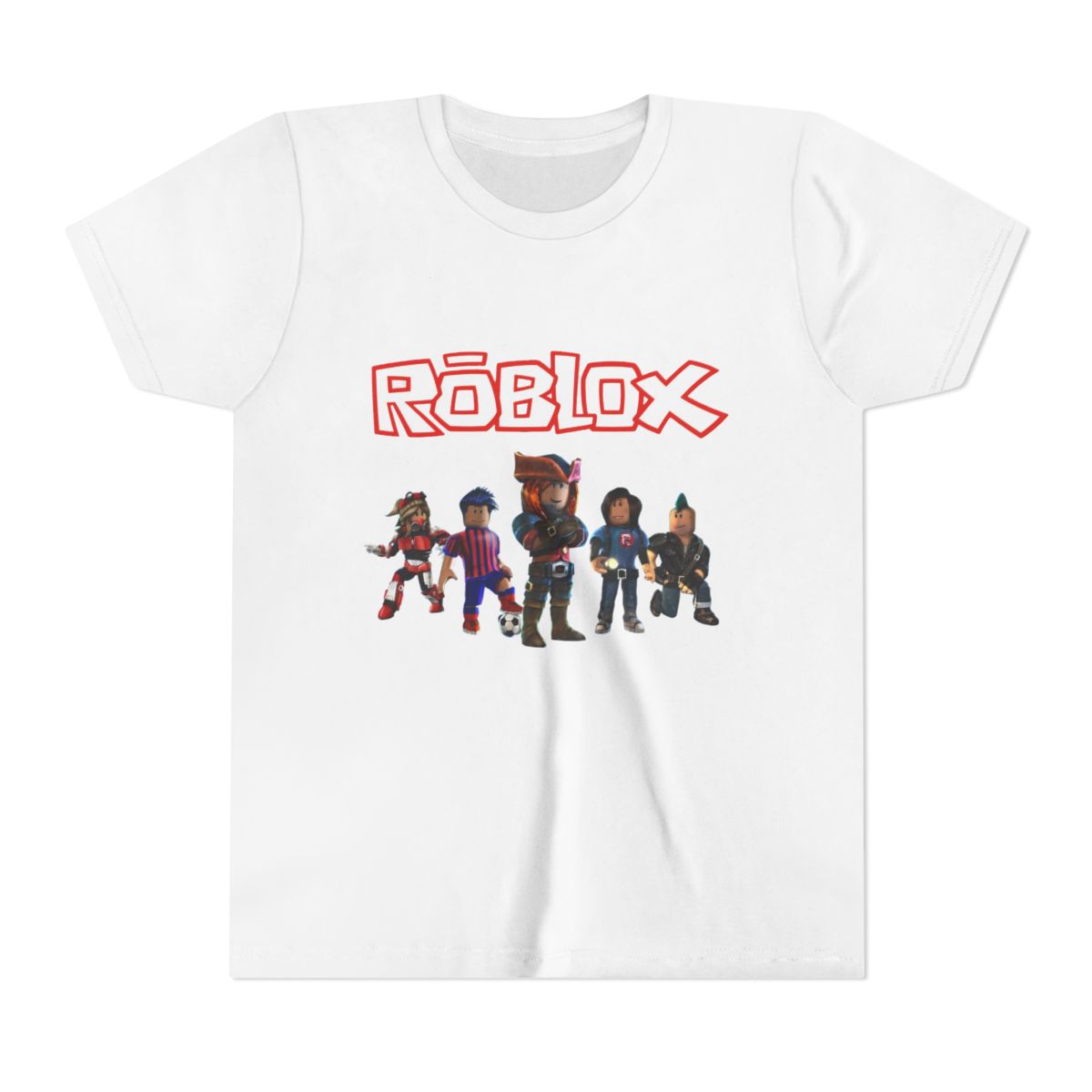 Roblox Characters T-Shirt | Kids Gaming Logo Kids Tee