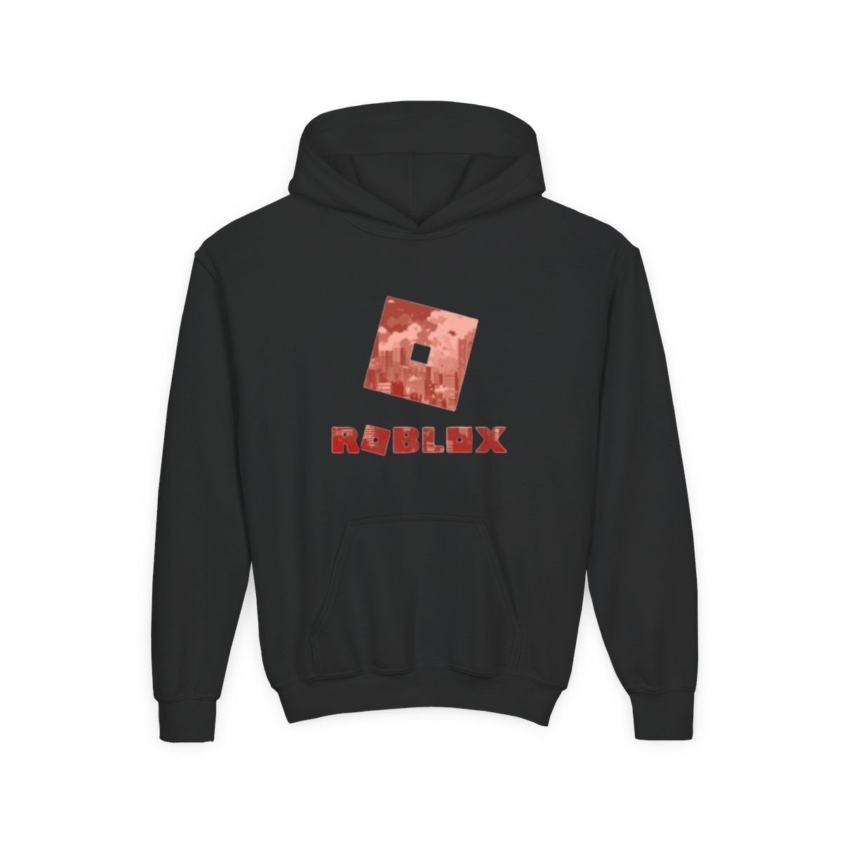 Roblox Logo Hoodie | Pixel Game Branding Kids Sweatshirt