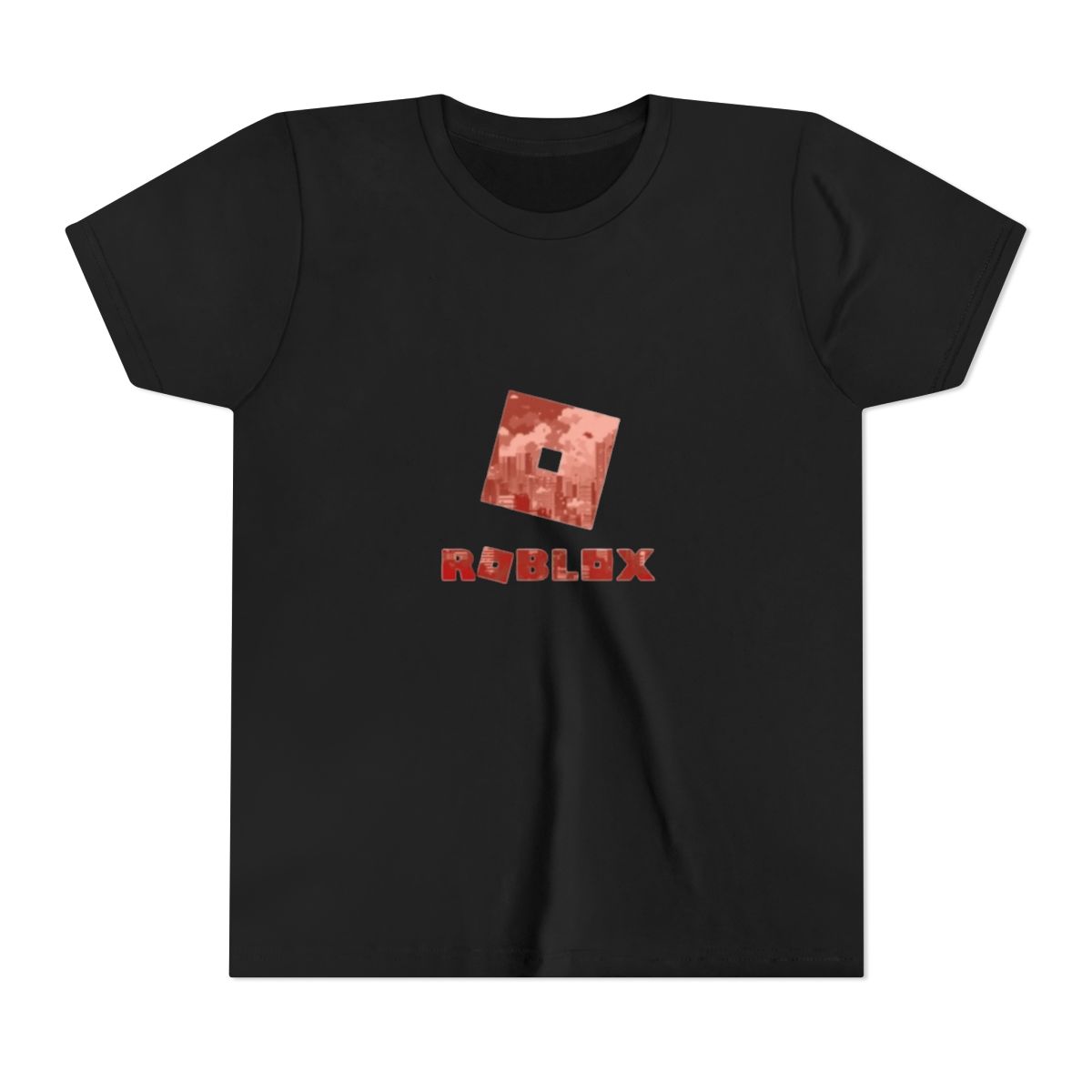 Roblox Logo T-shirt | Gaming Graphic Kids Tee, Pixel City Design
