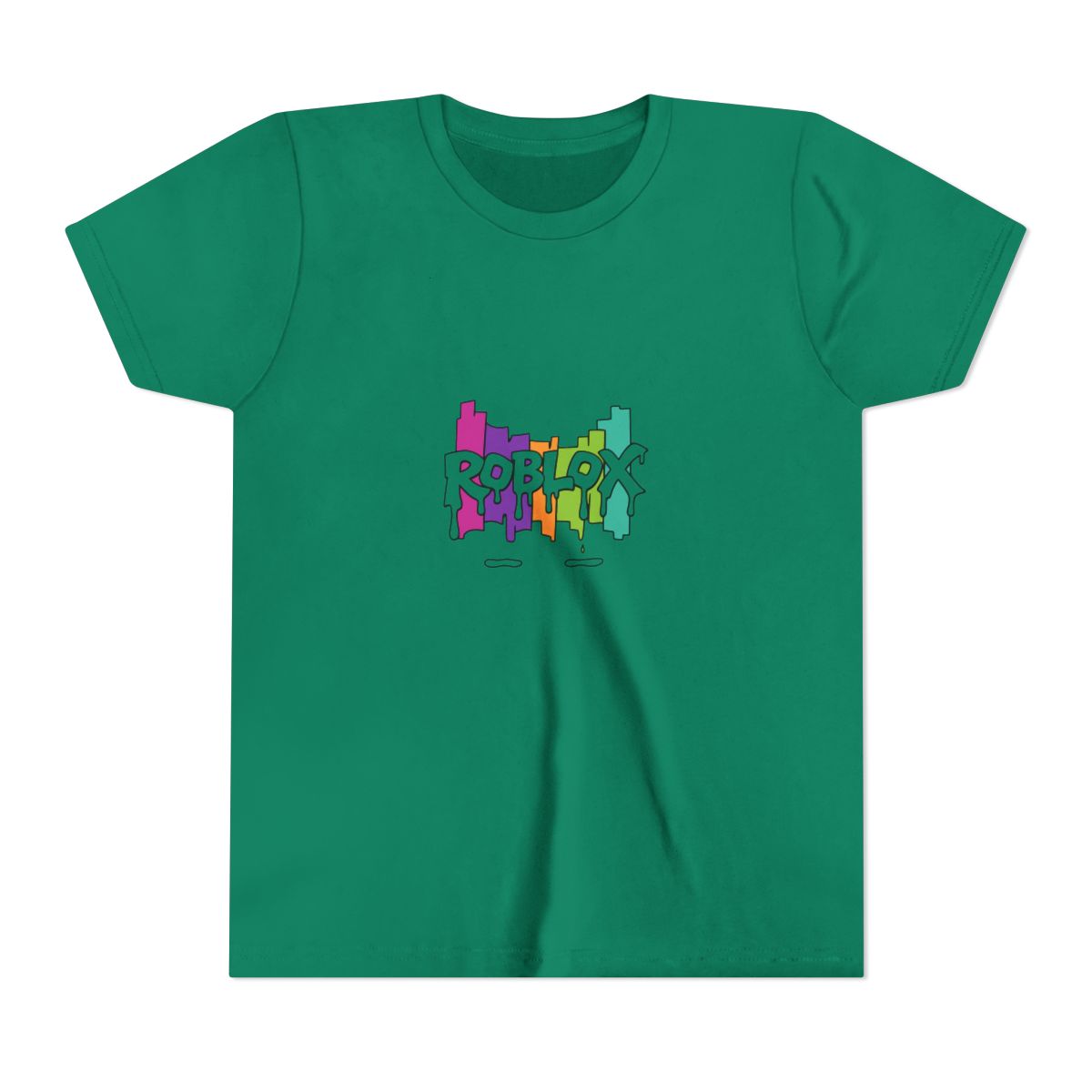 Vibrant Roblox Graffiti T Shirt Bold Gaming Kids Tee